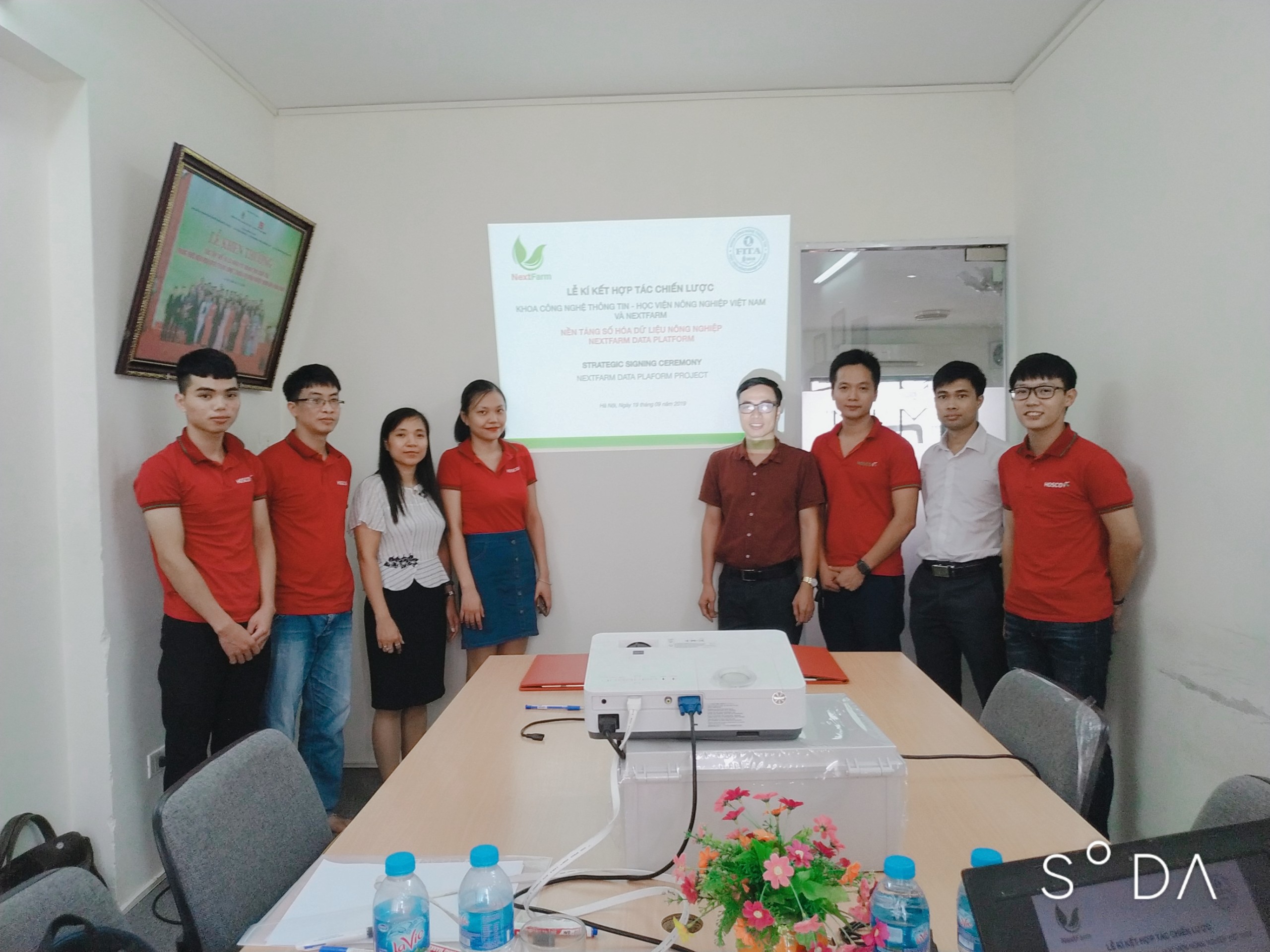 Nextfarm kí hợp đồng với Khoa CNTT Học viện Nông nghiệp Việt Nam
