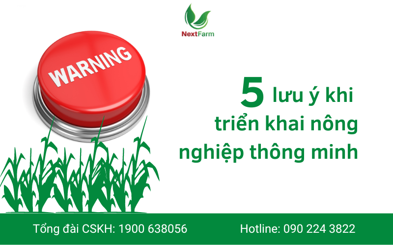 5 lưu ý khi triển khai nông nghiệp thông minh ở Việt Nam